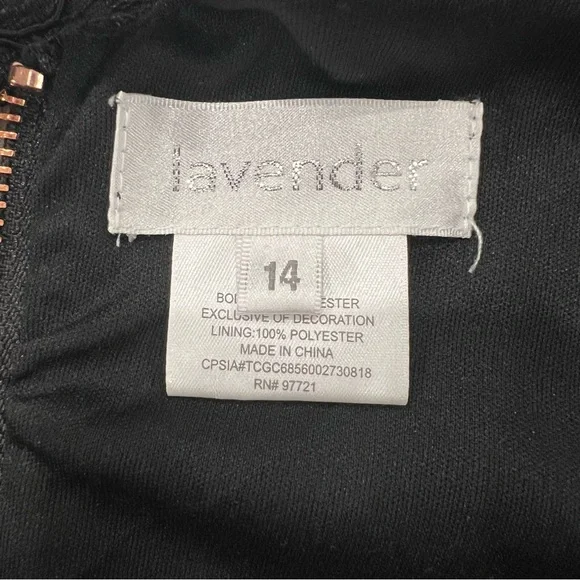 US Angels Girls' Ombré Lace Dress Sz 14 - Picture 4 of 11